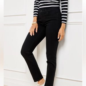 Talbots Flawless Five  Pocket Slim Straight High Waist Denim